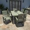 Highwood Usa Lehigh 7pc Rectangular Outdoor Patio Furniture Dining Set 72 x 42 AD-ST7LH1CO4AA-EUC - alternate 2